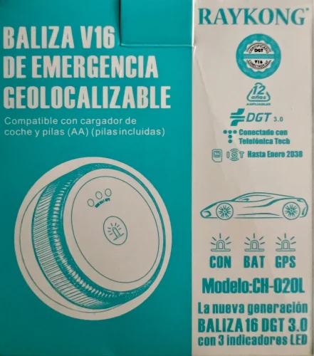 V16 DGT Approved Emergency Beacon  - Baliza V16 + Funda + Cargador + Ventosa photo review