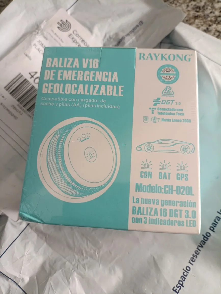 V16 DGT Approved Emergency Beacon  - Baliza V16 + Funda + Cargador + Ventosa photo review